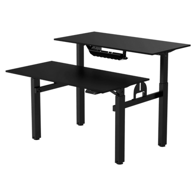 Escritorio Acteck Ergo Desk V2 Ed727/ Ergonomico Doble / Control Inteligente / Altura Ajustable / Hasta 80 Kg Estatico / Negro / Ac-937269