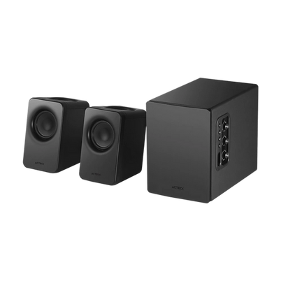 Bocina Acteck Dynamic Exact Bs495 Ac-940832 Potencia De Salida Rms 60w Subwoofer 85 Db Conectividad Inalámbrica Bluetooth 5.3 Material Mdf, Plástico Color Negro