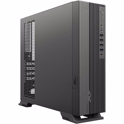 Gabinete Acteck Slim Onex AC-943079 en Color Negro con Soporte Mini-ITX, Micro-ATX y Fuente SFX 500W Incluida