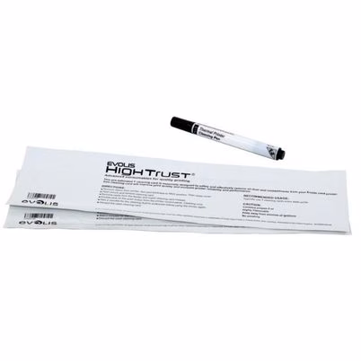 Limpiador De Impresora Evolis Acl008 Badgy 100, 200 Blanco