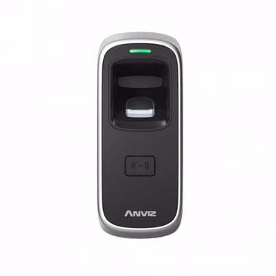 Control De Acceso Anviz M5 Plus (2.8") Visualizador Tft Con Capacidad De Tarjetas De Hasta 3000 Tarjetas Y 50000 Registros Interfaz Rj-45 Usb Indicadores Led Material De La Cubierta Policarbonato Color Del Producto Negro, Plata