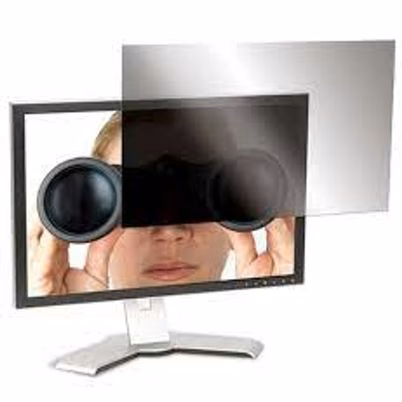 Filtro De Privacidad Targus 4vu (24") Panorámico Protección Contra Arañazos Plástico Negro, Transparente