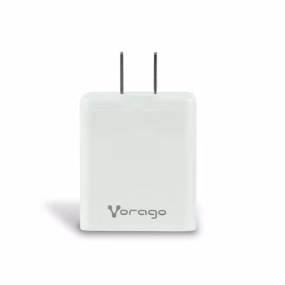 Cargador para Auto Vorago AU-305 con Carga Rápida PD 20W, Puerto USB-C y USB-A en Color Blanco