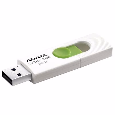 Adata Uv320 Unidad Flash Usb 32 Gb Usb Tipo A 3.2 Gen 1 (3.1 Gen 1) Verde, Blanco