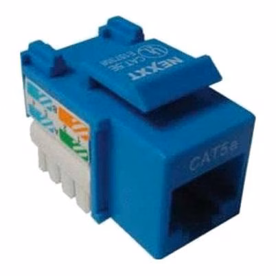 Modulo Conector Jack Nexxt Solutions Keystone Aw110nxt12 Genero Hembra Conector Tipo Jack Categoría Cat5e Sin Blindaje Color Del Producto Azul