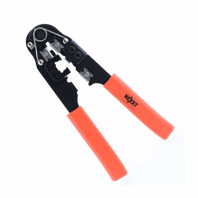 Crimpadora Nexxt Solutions Aw250nxt02 Material De Elaboración Acero Aleado Compatible Con Conectores De Red Rj-45 Color Del Producto Negro, Rojo