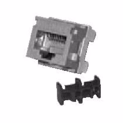 Conector Jack De Red Belden Giga Flex Ps6+ Ax101321 Genero Hembra / Hembra Tipo De Conector Rj-45 U/Utp (Utp) Soporta Cat6a Material Polibutileno, Blindado Color Del Producto Negro