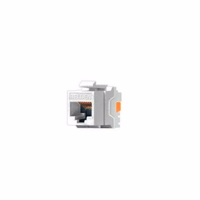 Conector RJ-45 Belden AX102282 Estilo KeyConnect Macho a Macho en Color Blanco Categoría Cat6a