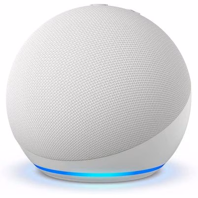 Bocina Inteligente Amazon Echo Dot 5ta Generación B09b94rl1r Consumo Energético 15w Conectividad Inalámbrica-Wifi Asistente Virtual Alexa Compatible Con Android, Ios Color Del Producto Blanco
