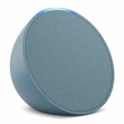 Bocina Inteligente Amazon Alexa Echo Pop B09zx1lrxx Proyección Frontal De (1.95") Conectividad-Bluetooth 2.4 Ghz Color Del Producto Verde Azulado