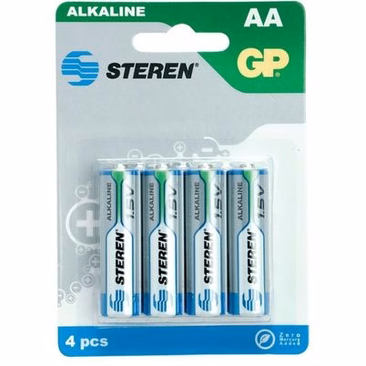 Pilas Domésticas Steren Bat-Aaa4 3a Alcalino 1.5 V Azul. Verde 4 Pieza(S)