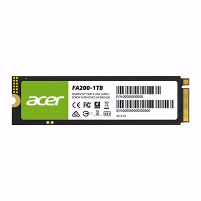 Unidad de Estado Sólido Acer FA200 de 1TB, M.2 NVMe PCIe Gen 4x4 con Velocidades de Lectura 7200MB/s y Escritura 6200MB/s