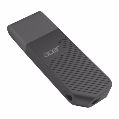 Memoria Flash USB Acer UP300 de 32GB en Color Negro con Interfaz USB 3.2 Gen 1 y Velocidad de Lectura de 100MB/s