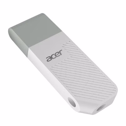 Memoria Flash USB Acer UP200 de 8GB en Color Blanco con Interfaz USB 2.0 y Resistencia al Agua