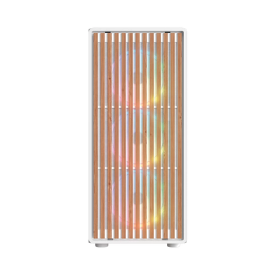 Gabinete Balam Rush Dragonfly Wood Gm580 Br-943970 Compatible Con Atx, Micro-Atx, Mini-Itx Usb 3.0 Media-Torre 4 Ventiladores Instalados Material Metal, Panel De Cristal Templado Color Blanco