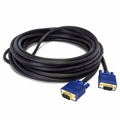 Vorago Cab-205 Cable Vga 10 M Vga (D-Sub) Negro, Azul