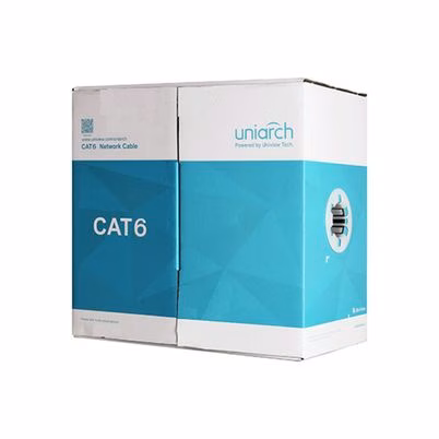 Bobina De Cable De Red Uniarch Cab-6-Cca Sin Genero Sin Conectores Categoría Cat6 U/Utp (Utp) Longitud Del Cable 100m Material Pvc Color Gris