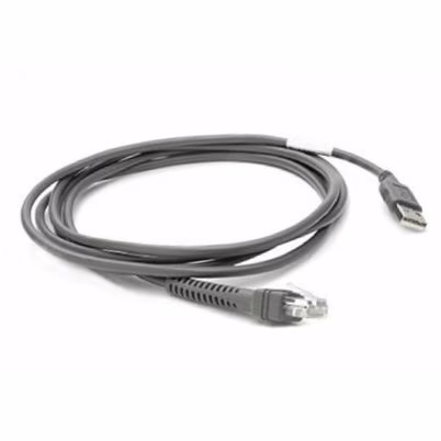 Cable Usb Zebra Cba-U21-S07zbr Para Ordenador Macho/Macho Usb/Eas 2, 1 M Negro