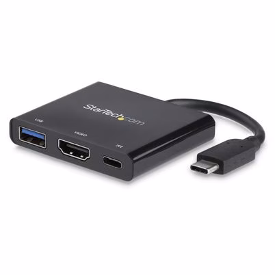 Startech.Com Adaptador Multipuertos Usb-C Con Hdmi - Puerto Usb 3.0 - Pd De 60w