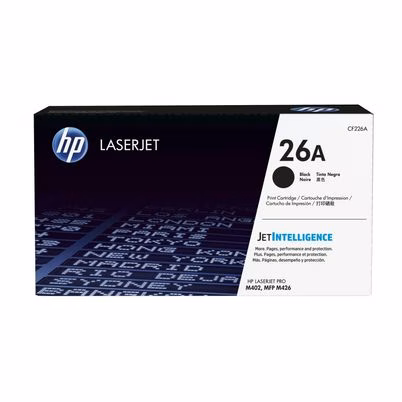 Hp Cartucho De Tóner Original Laserjet 26a Negro