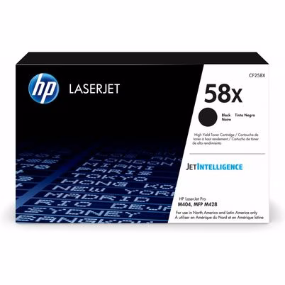 Cartucho Tóner Hp Cf258x 58x Negro Laserjet Original