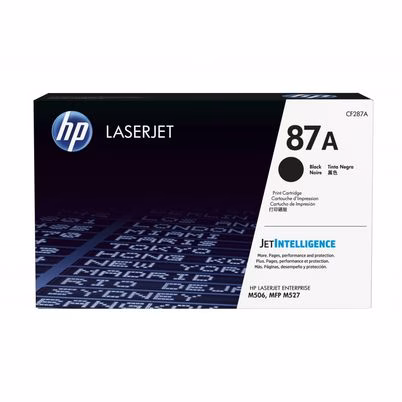 Hp Cartucho De Tóner Original Laserjet 87a Negro