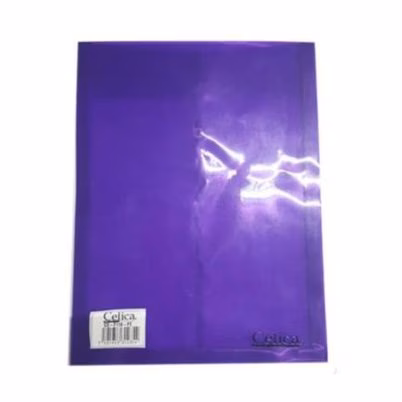Sobre Porta Documentos Celica Co-F119-Pe Tamaño Oficio Vertical Con Hilo Plástico Color Morado Transparente Paquete Con 12 Pieza(S)