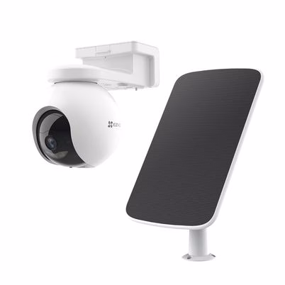 Kit De Camara De Bateria Recargable Y Panel Solar / Wi-Fi / Almacenamiento Gratuito En Memoria Interna De 32 Gb / Incluye 1 Pieza De Cs-Hb8 Y 1 Pieza De Cs-Cmt-Solarpanel-C