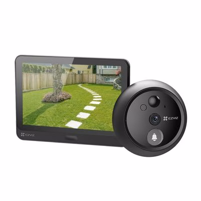 Videoportero Ezviz Cs-Hp4 2mp Resolución Maxima (1980x1080) Pixeles Tecnología De Conectividad Inalámbrico Distancia De Visión Nocturna 3m Color Del Producto Negro
