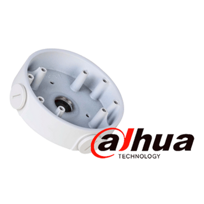 Caja De Conexiones Para Cámara Domo Dahua Pfa139 Capacidad De Carga 1kg Rosca M20 Compatible Con Hdbw3241f-Fd-M, Hdw1400em-A Material Aluminio Color Blanco