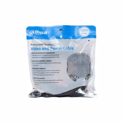 Bobina De Cable Para Cctv Dahua Technology Dh-Pfm942i-10-5 Macho/Macho Bnc/Bnc Pvc 10 M Bnc Negro
