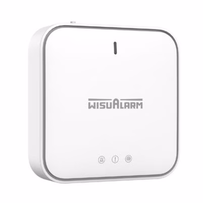 Panel De Alarma Dahua Technology Dhi-Hy-Gw01a Conectividad Inalámbrica Wifi Interfaz Rj-45 Centraliza Hasta 24 Dispositivos Indicadores Led Color Blanco