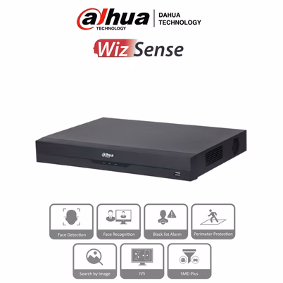 Dahua Technology Wizsense Dhi-Nvr2208-8p-I2 Grabadore De Vídeo En Red (Nvr) 1u Negro