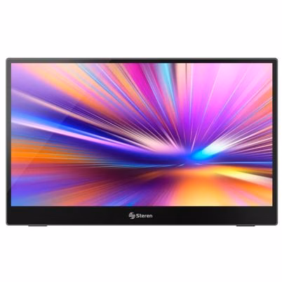 Monitor Steren Dis-116t (15.6") Tipo De Panel Ips Resolución De La Pantalla (1920x1080) Pixeles Tiempo De Respuesta 5ms Interfaz Usb, Hdmi Color Del Producto Negro