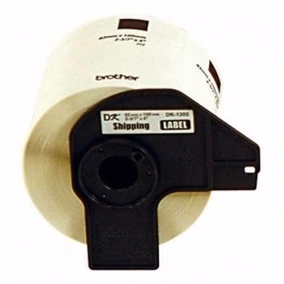 Etiquetas Autoadhesivas Brother DK-1202 Formato 100x62mm - 300 Piezas Blanco