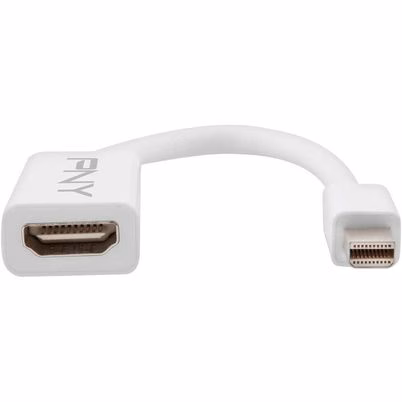 Adaptador De Cable De Vídeo Pny Dp-Hdmi-Single-Pck Macho/Hembra Displayport/ Hdmi Blanco
