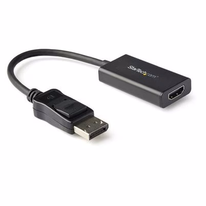 Adaptador Displayport Startech.Com Dp2hd4k60h Genero De Lo Conectores Macho / Hembra Conectores Displayport / Hdmi Longitud Del Cable 0.19 Cm Color Negro