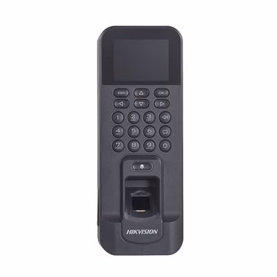Biometrico Wifi De Acceso Y Asistencia Hikvision Compatible Hik-Connect (P2p) / Soporta Biometrico Esclavo Rs-485 / Lector De Huella Y Tarjeta Em/Tcp/Ip/150, 000 Eventos
