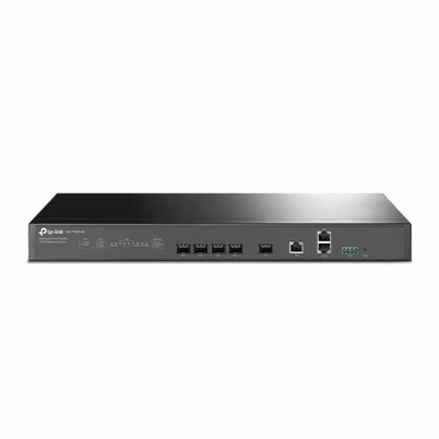 Terminal De Líneas Opticas Tp-Link Delta Stream Ds-P7001-04 4 Puertos Gpon, 2 Puertos Rj-45 Gigabit Ethernet Distancia Lógica Máxima Gpon 20000 M Con Conexión De Hasta 512 Onus Color Negro