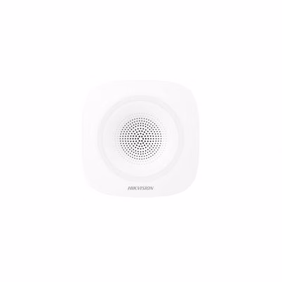 Sirena Hikvision Ds-Psg-Wi-433 Potencia De Altavoz 30 W Decibeles De La Alarma 110 Db Consumo De Energía 1000 Ma Material Policarbonato Color Blanco