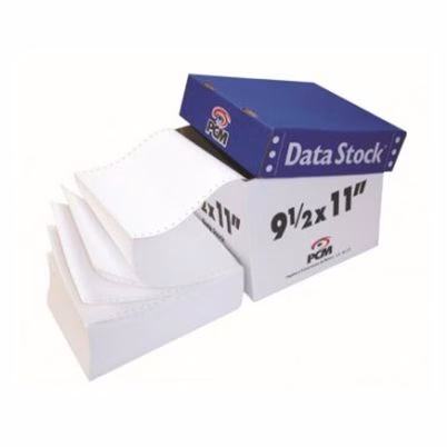 Papel Cortado PCM Data Stock DS00216000B - Formato 9.5x5.5" Blanco 3000 Hojas