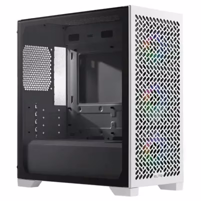 Gabinete Cooler Master Elite 302 E302-Wgnn-Saz Compatible Con Micro-Atx, Mini-Itx Usb 3.0 Mini-Torre 4 Ventiladores Material Acero, Panel De Cristal Templado Color Negro