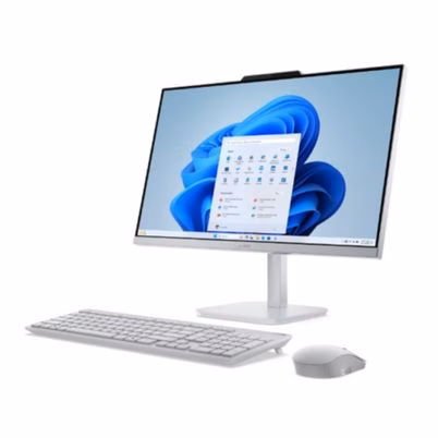 All In One Lenovo A100 F0j6002pld (23.8") Procesador Intel Core I3-N305 8gb Ddr4-Sdram Capacidad De Almacenamiento De 512gb Ssd Sistema Operativo Windows 11 Home Color Blanco