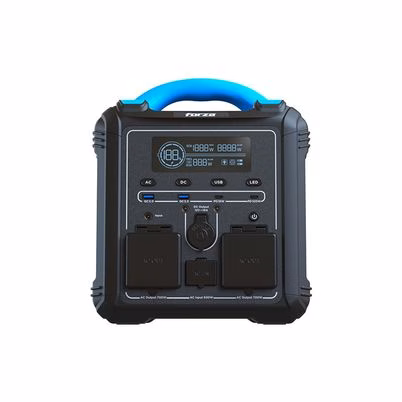 Generador Electrico De Baterias Lmfp Portatil Forza Serie Titan Fpp-T700 700w 9 Salidas 2ac/7dc 2 Pantalla Lcd Panel De Control Integrado Lampara Led Carga Rapida En 1.5 Horas