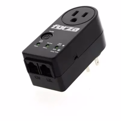 Protector De Voltaje Forza Zion-2k10n 120v 900j 1-Nema 50/60hz Color Negro
