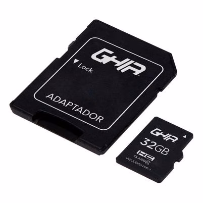 Memoria Flash Ghia Gac-172 Microsdhc 32gb Uhs-I Clase 10 Con Adaptador