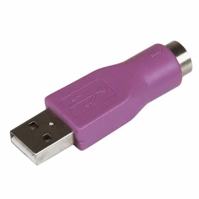 Adaptador Conversor PS/2 MiniDIN a USB para Teclado - Compatibilidad Universal