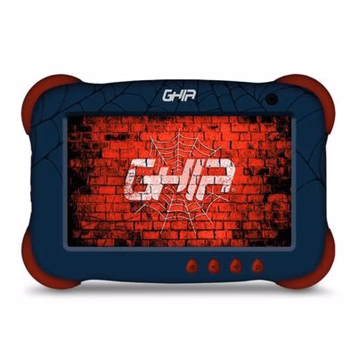 Tablet Ghia Kids Web Gk333s25 (7") Panel Ips Procesador Allwinner-A333 4gb De Ram Almacenamiento Interno De 64gb Capacidad De La Batería De 2500 Mah Sistema Operativo Android 15 Color Azul, Rojo