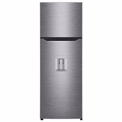 Refrigerador Lg Platinum Silver 3 Gt35bp Panel Led Con 3 Repisas Control De Temperatura Deposito De Agua 2 Puertas Multi Air Flow Color Gris