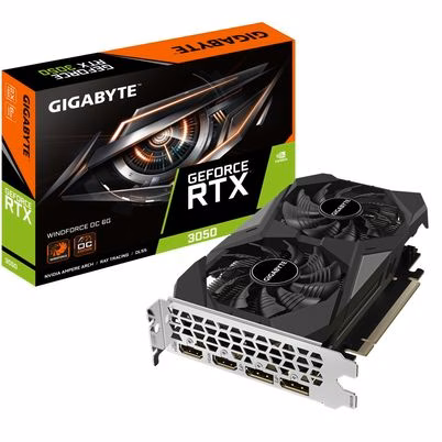 Gigabyte Geforce Rtx 3050 Windforce Oc 6g Nvidia 6 Gb Gddr6